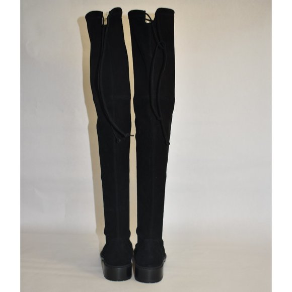 Stuart Weitzman City Over The Knee Boot Black Suede Size 7.5 B S4957 - Picture 6 of 10